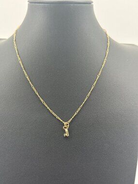 Vintage The Giving Key Gold Dainty Mini Skeleton Key Pendant Necklace Coquette